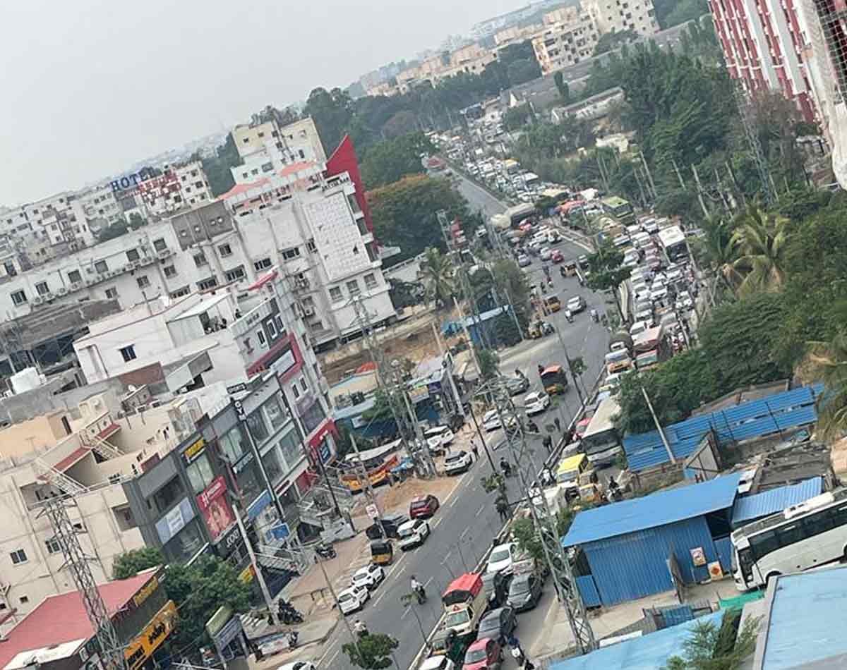 Miyapur to Gandimaisamma Road Widening will complete by 2025 June