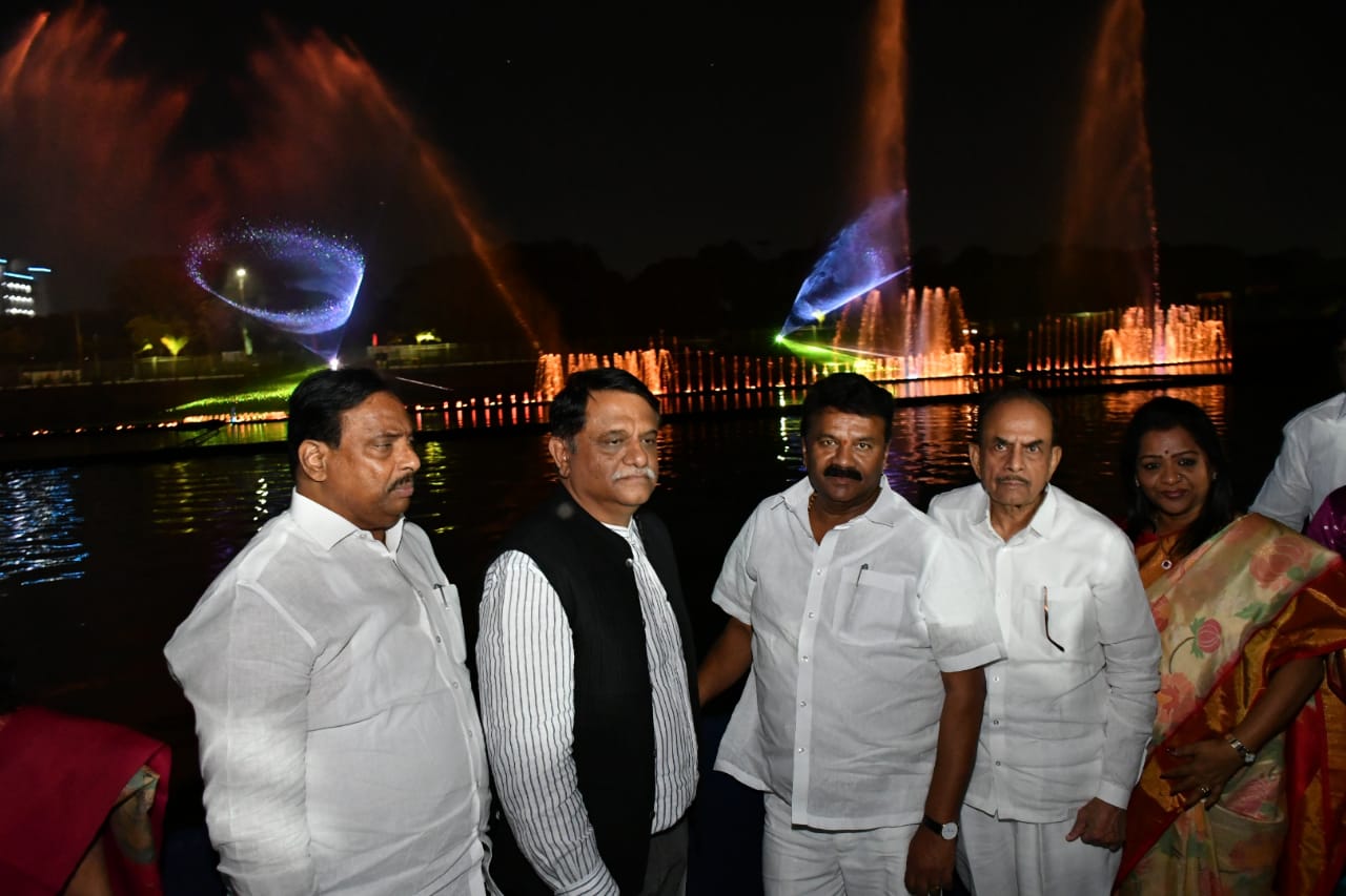 Largest floating  musical fountain
