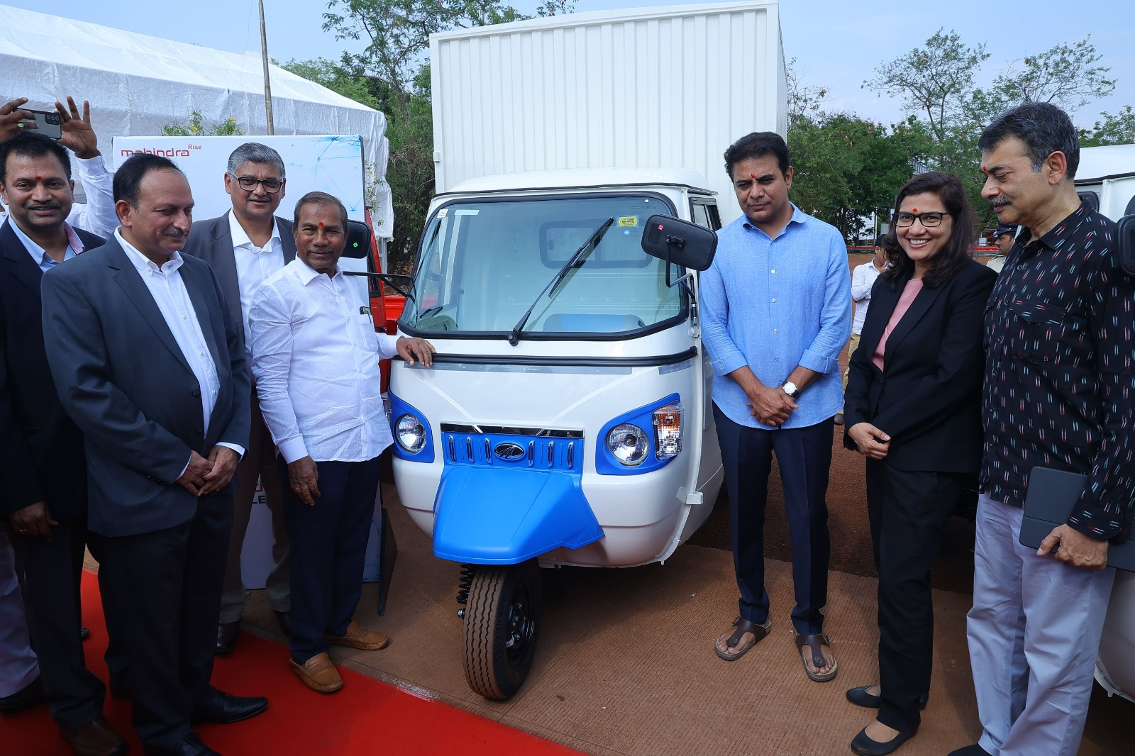 Mahindra EV manufacturing facility started in Zaheerabad
